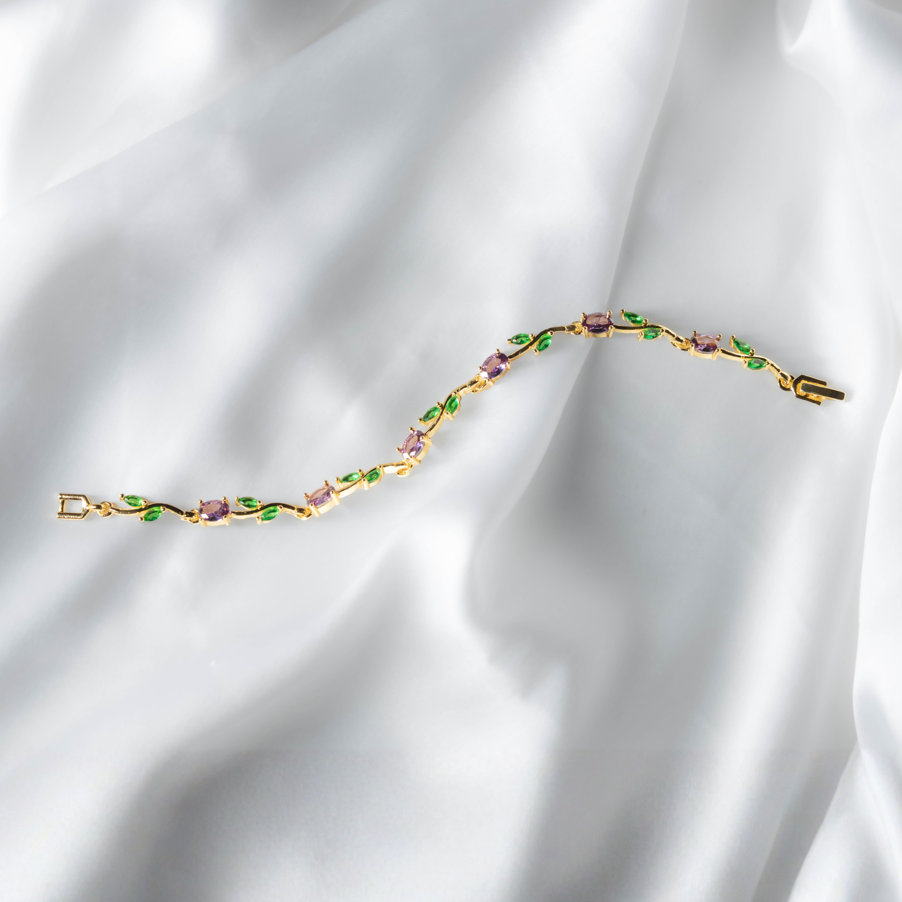 Tulip Bracelets Lavender | Elegant Lavender Floral Bracelet for Women
