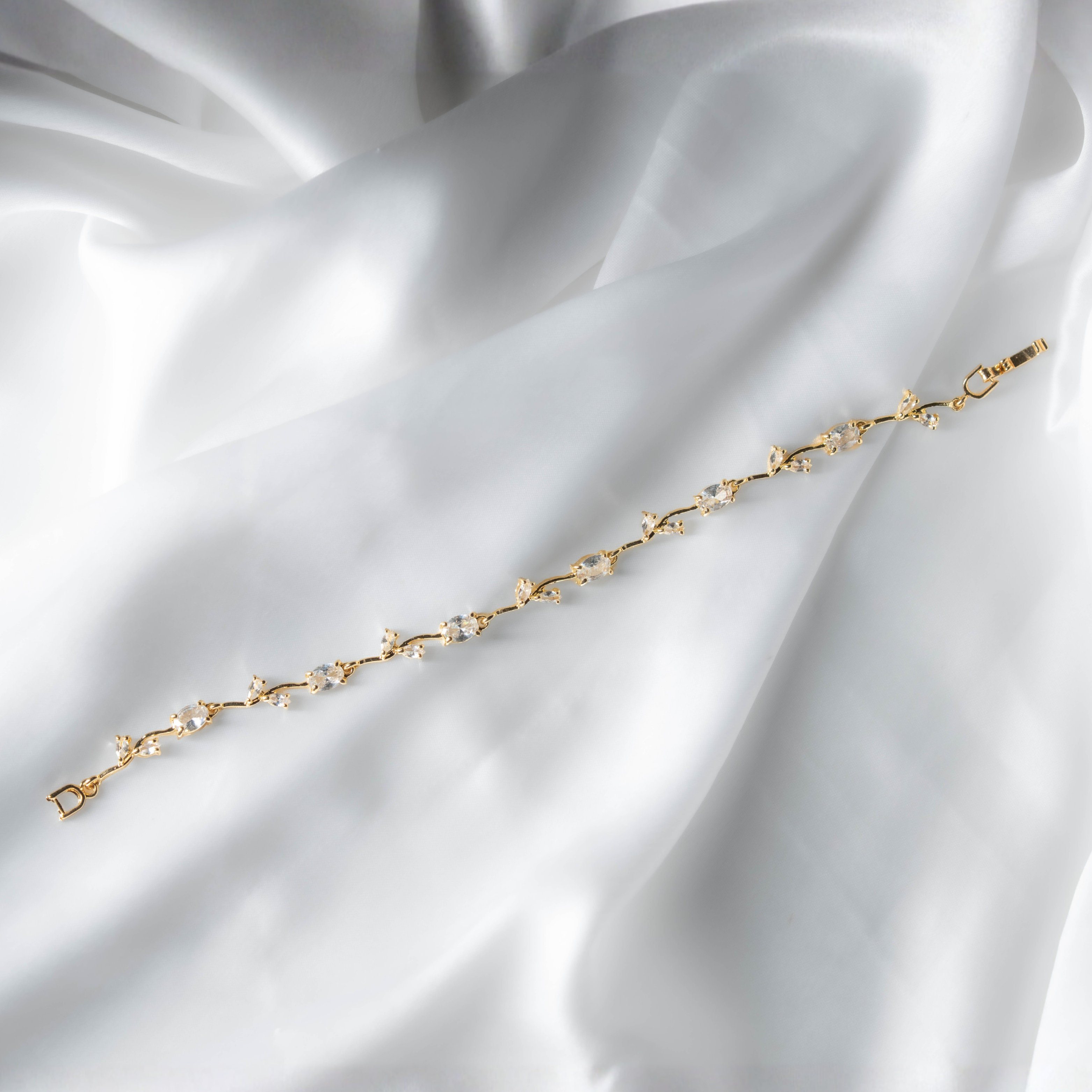 Tulip Bracelets Crystal | Elegant Crystal Floral Bracelet for Women