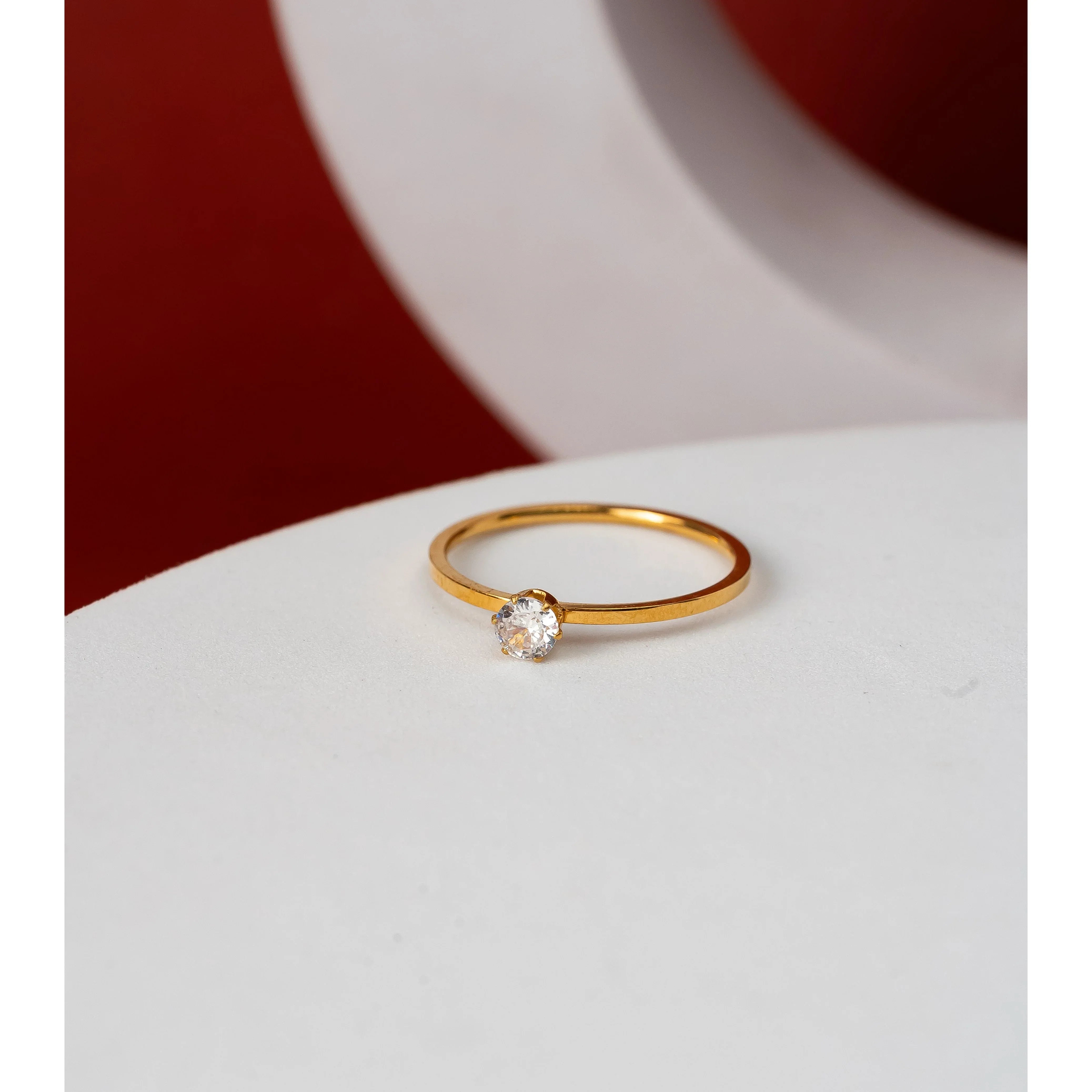 Mini Solitaire ring