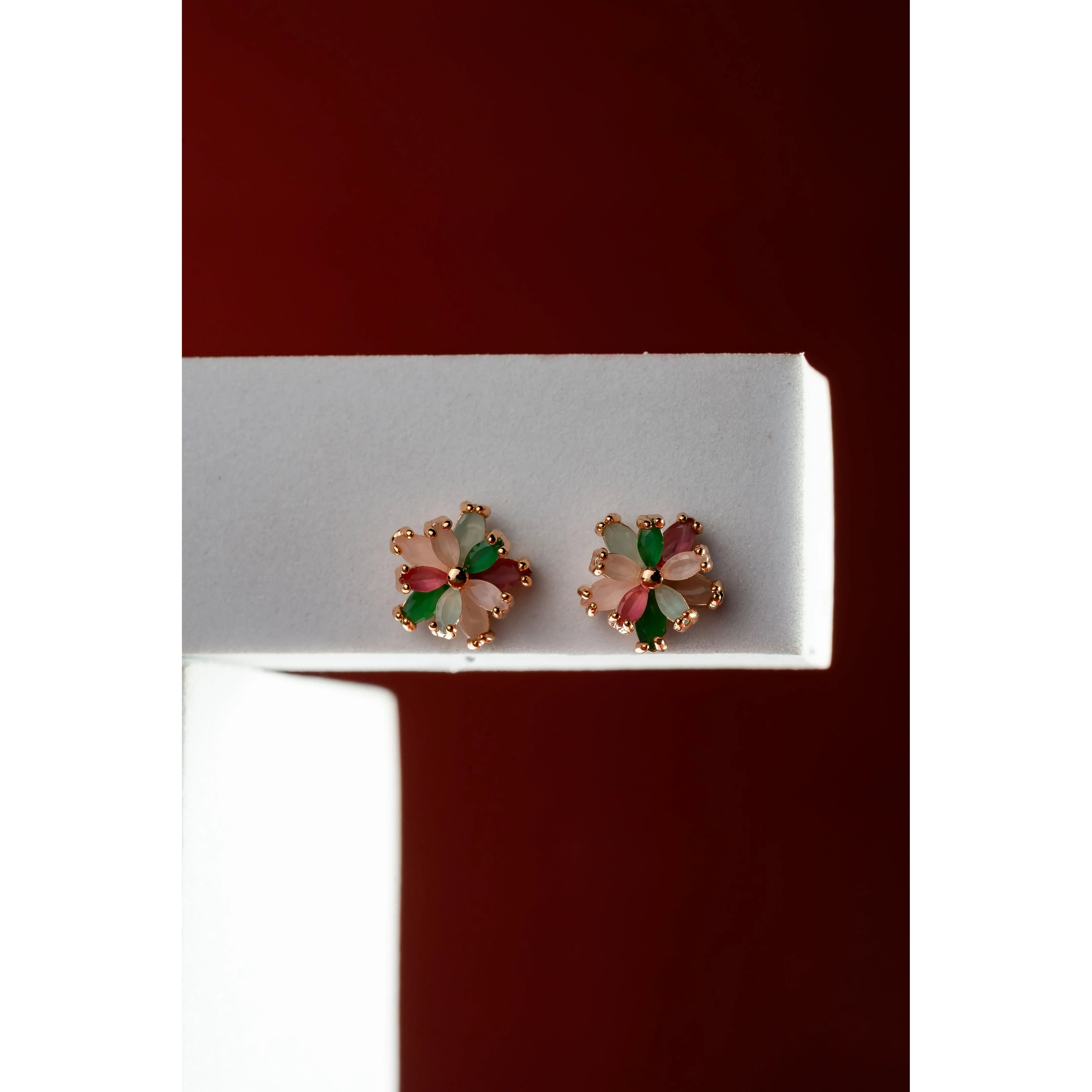 Multicolour flower Earrings