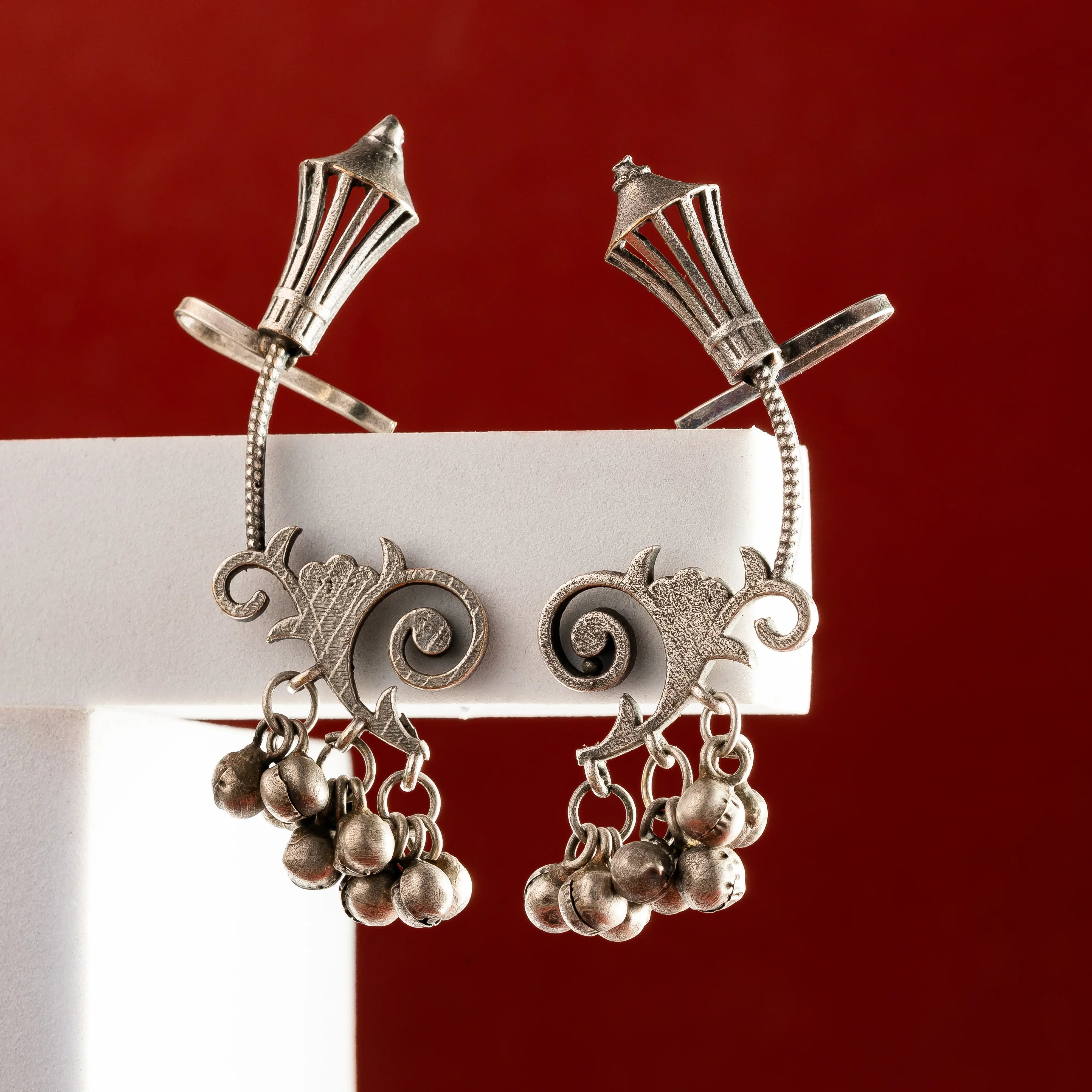 Lamp Ghungroo Ear cuffs