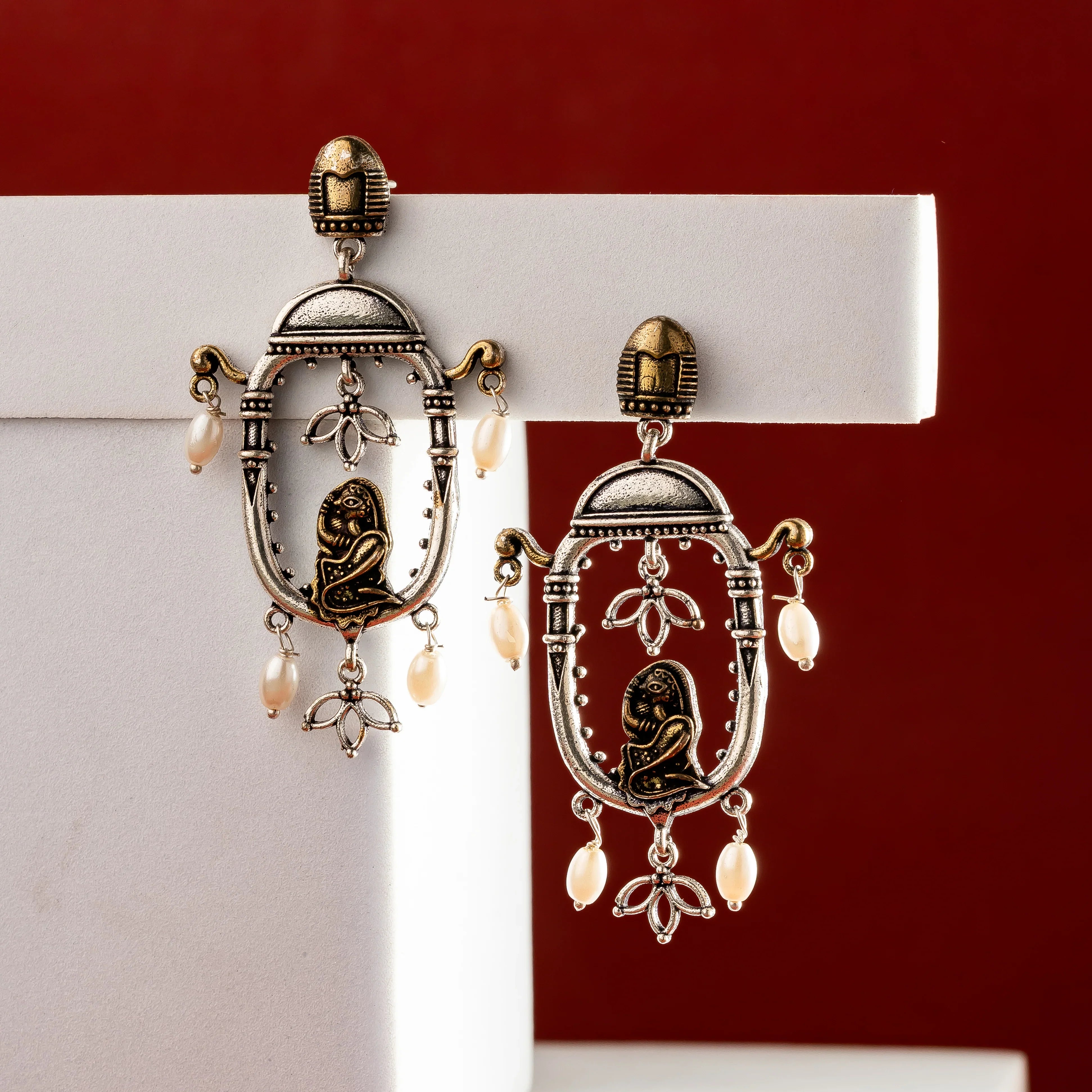 Janaki oxidized Earrings