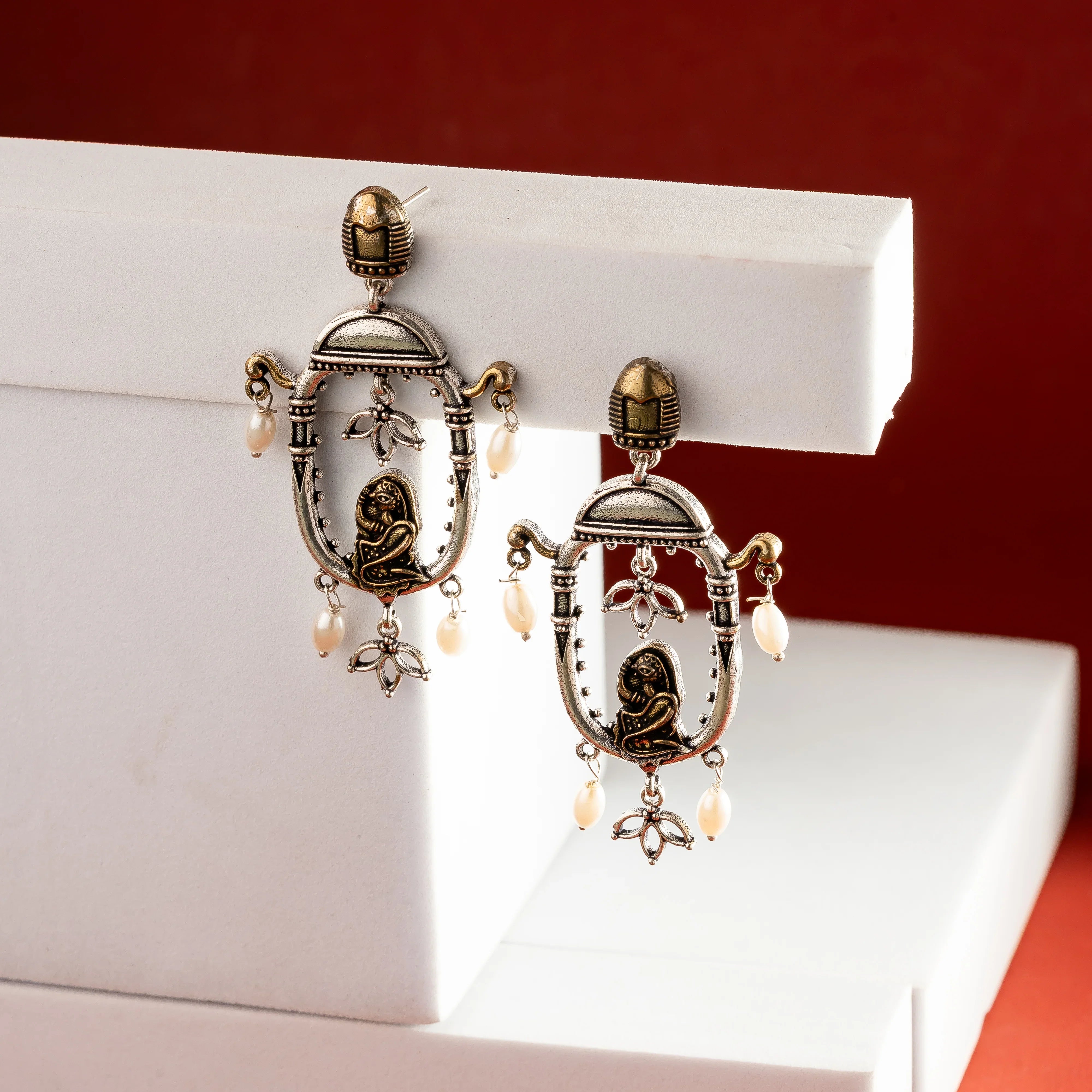 Janaki oxidized Earrings