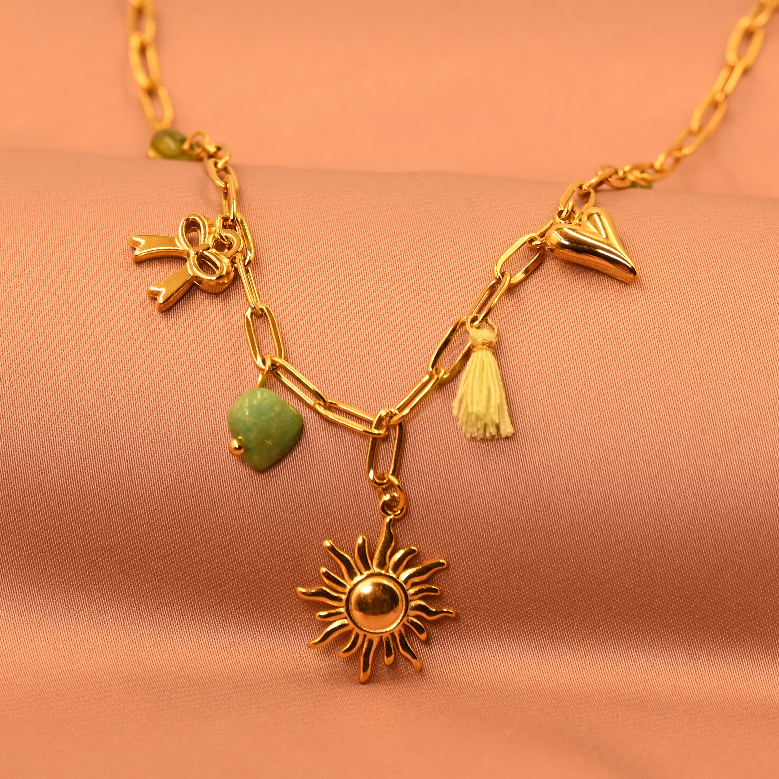 sunny day charm necklace