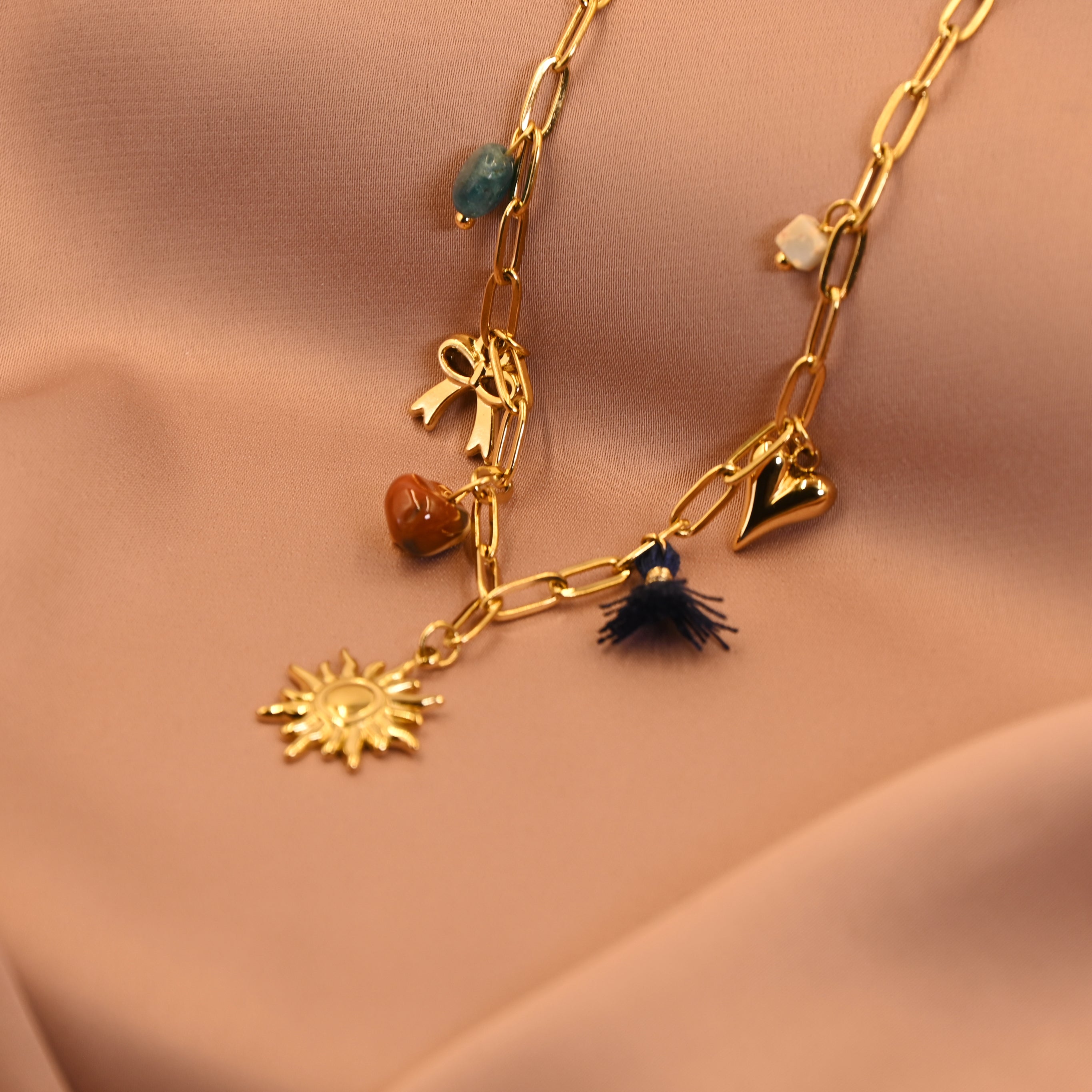 nifinit earrings and chain