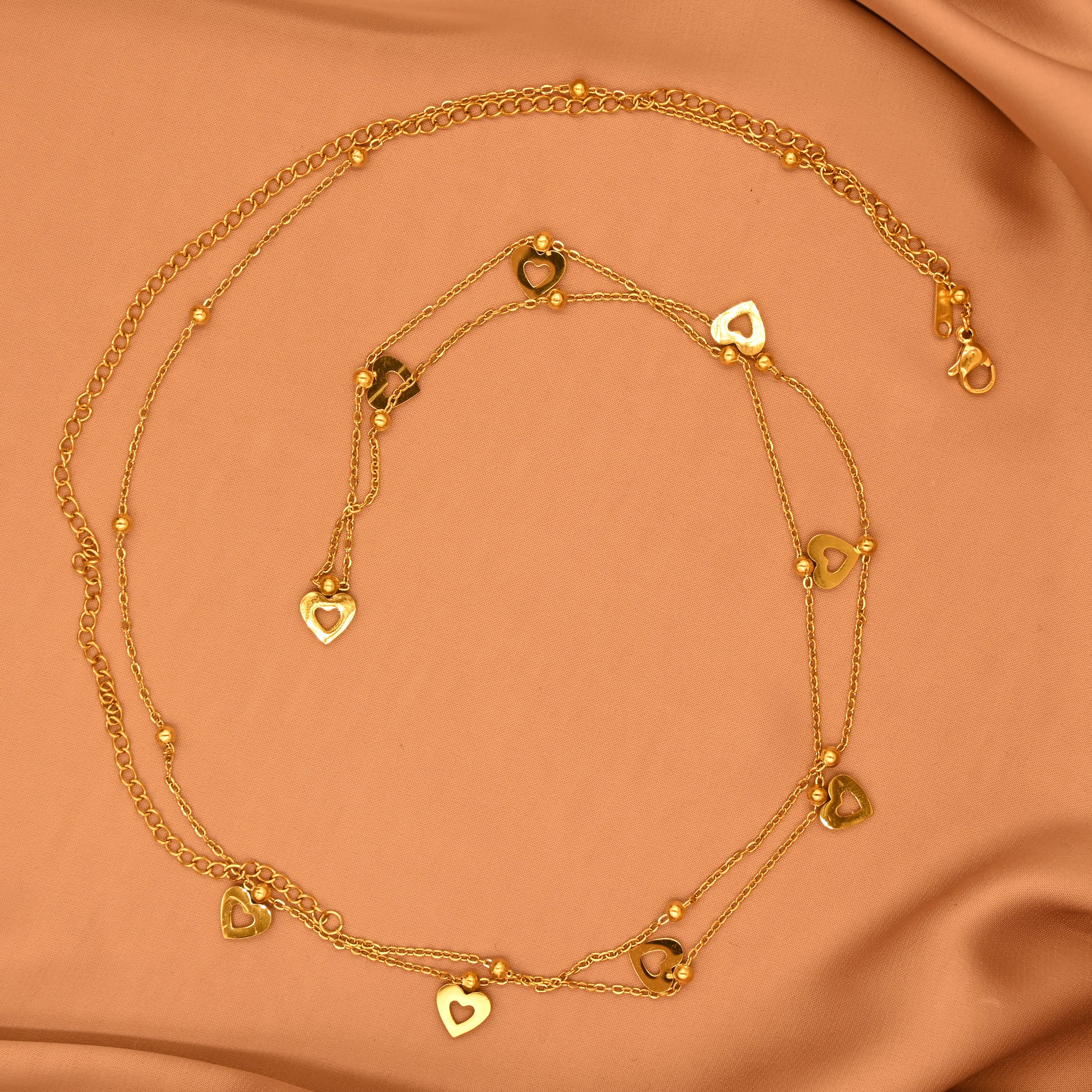 love's contrast waist chain