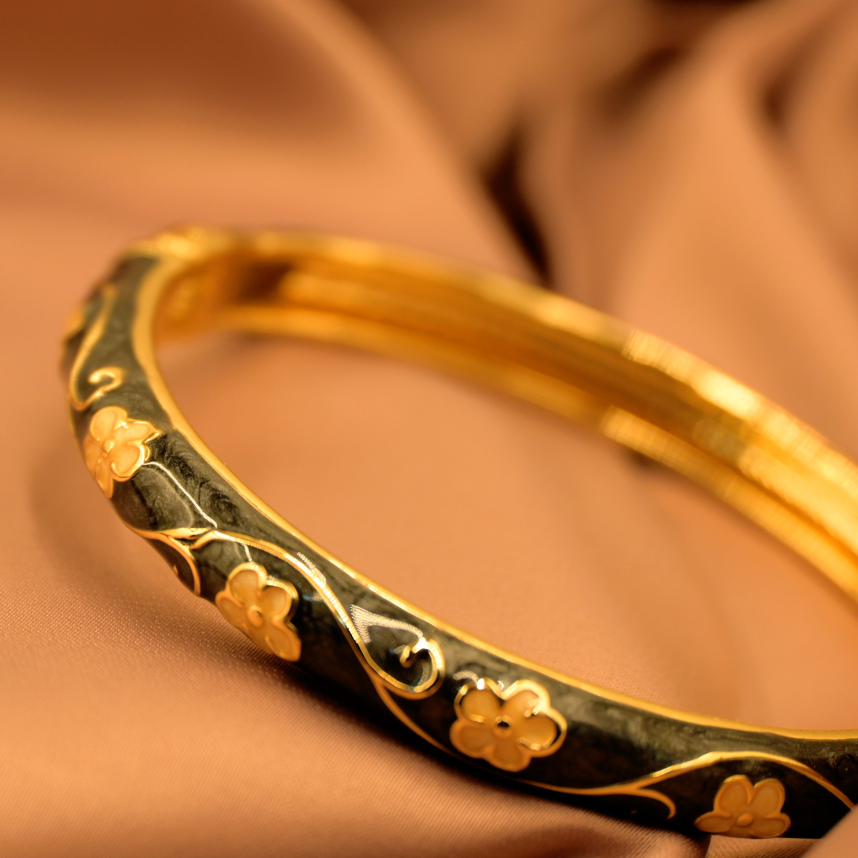 The Golden Vine Bangles