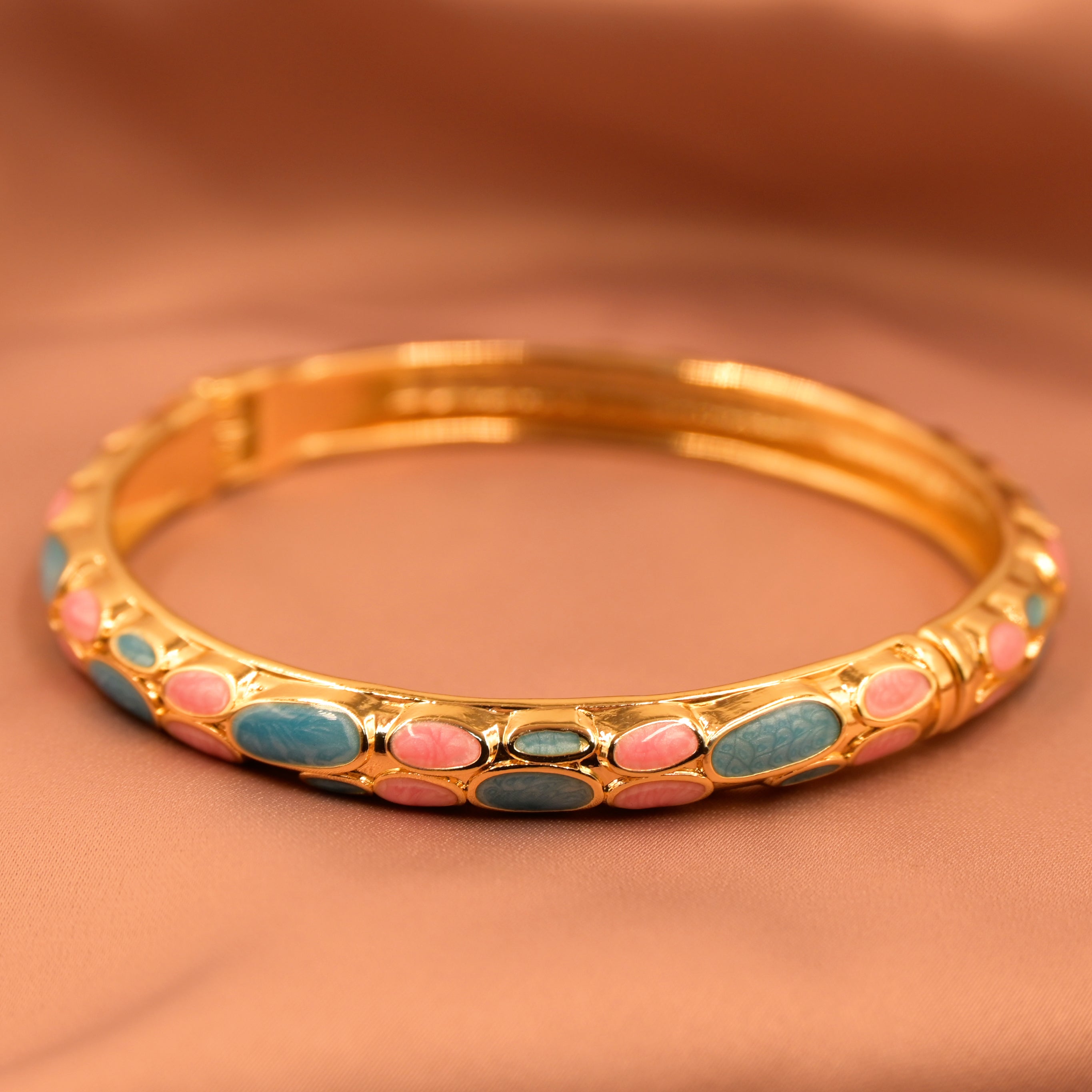 The Blush and Sky Bangles