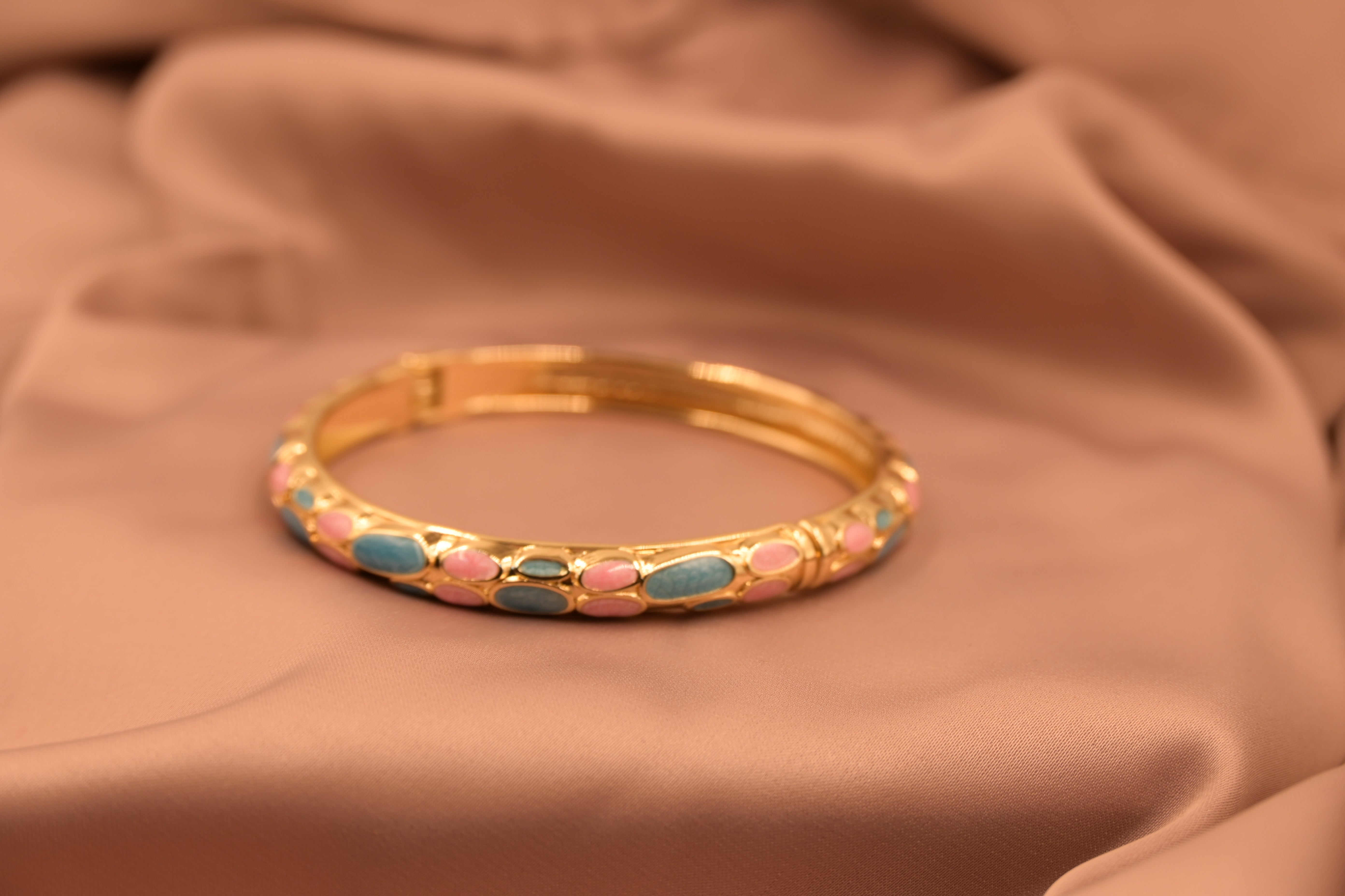 The Blush and Sky Bangles